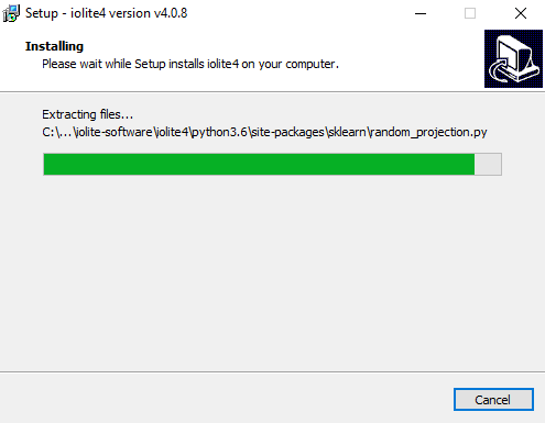 Installing iolite on Windows copying files