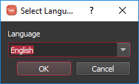 Installing iolite on Windows select your language