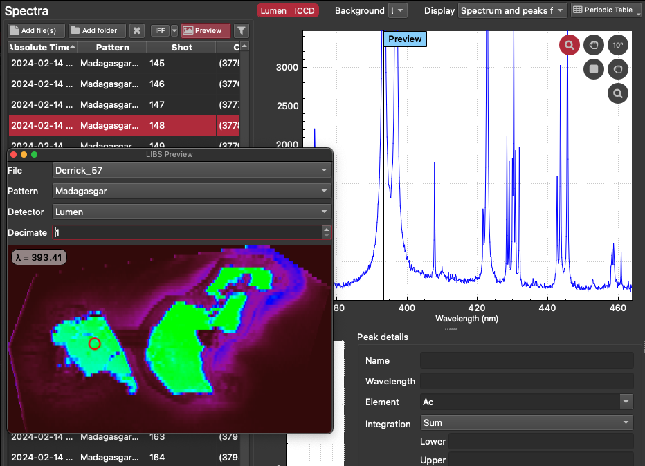 A screenshot showing the Preview Panel