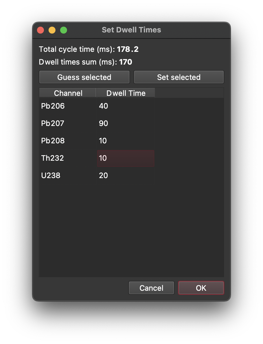 screenshot of automatic selections from channels