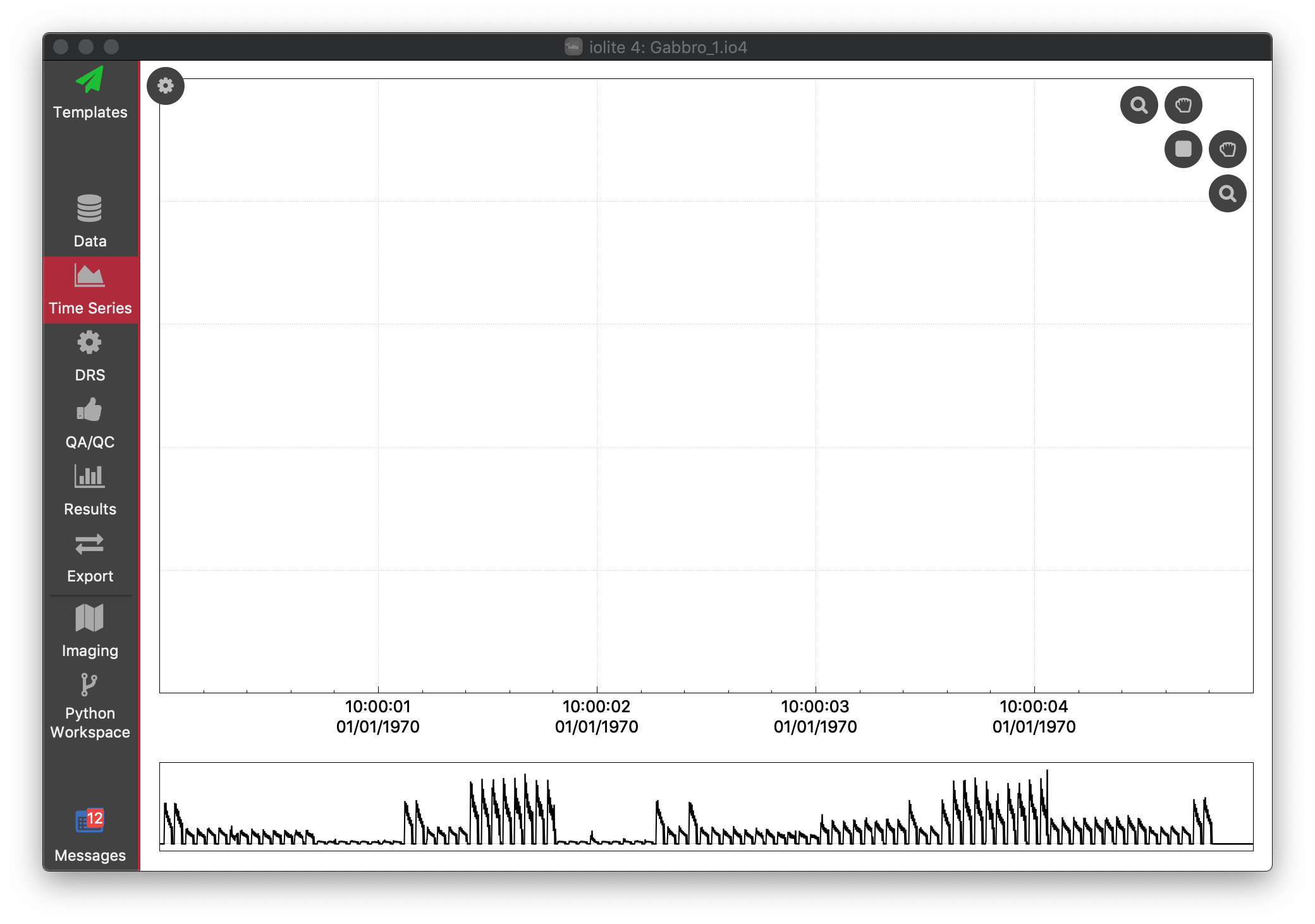 iolite time series view gabbros example