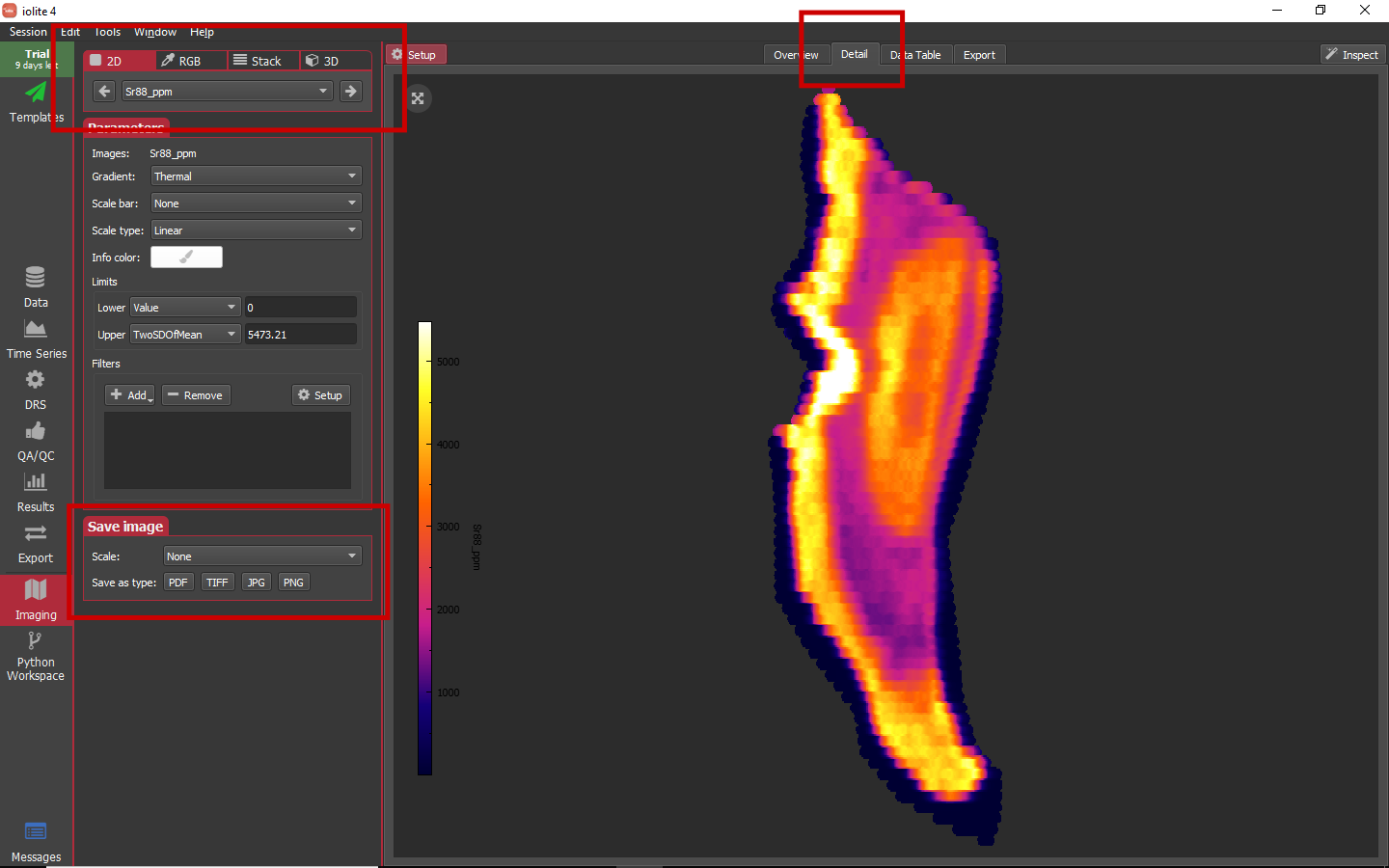 iolite guided examples imaging detail 2d