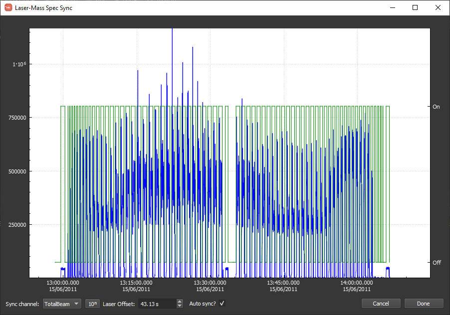 iolite guided examples imaging laser log