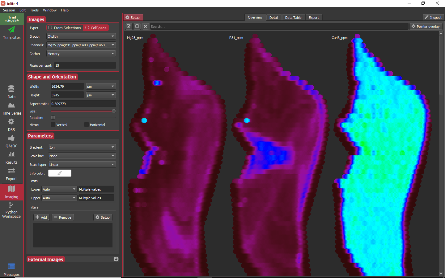 iolite guided examples imaging overview