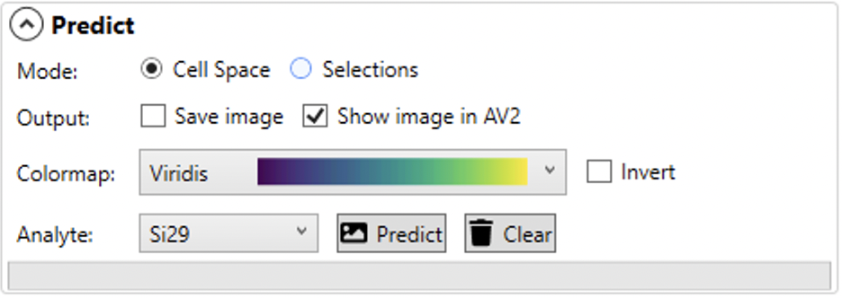 Predict section